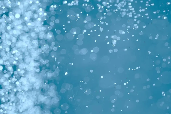 Голубые Пузырьки Воды Фон Абстрактный Свежий Летний Узор — стоковое фото