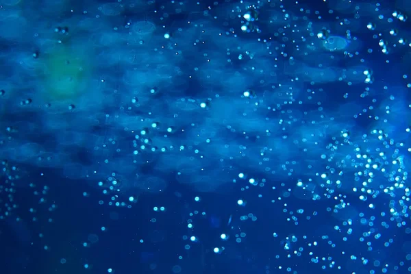 Blauw Water Belletjes Achtergrond Abstract Frisse Zomer Patroon — Stockfoto