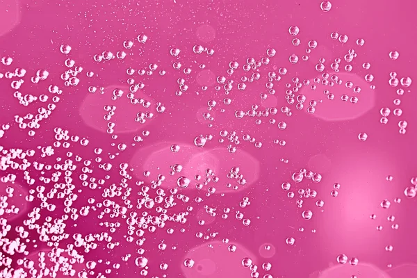 pink water bubbles background, abstract fresh summer pattern