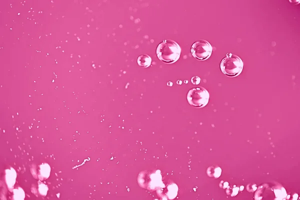 stock image pink water bubbles background, abstract fresh summer pattern