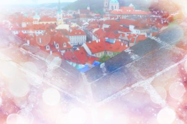 panoramik leyleklerin Prag, Çek Cumhuriyeti