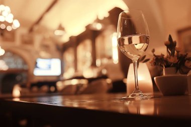 arka plan restaurant / Restoran nesneler bir arka plan bulanık, güzel bokeh, antika arka plan üzerinde renkli Cafe