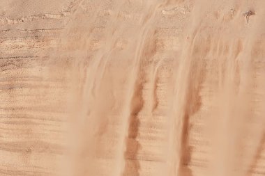 doku kum korozyon, kum tepeleri, dağlar, kum çığ