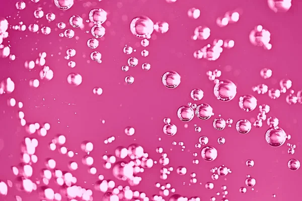 pink water bubbles background, abstract fresh summer pattern