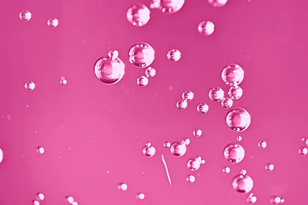 pink water bubbles background, abstract fresh summer pattern