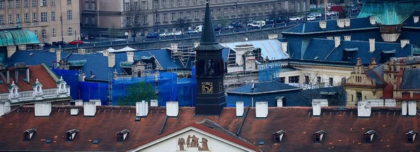 Panorama Château Prague Architecture Antique République Tchèque — Photo