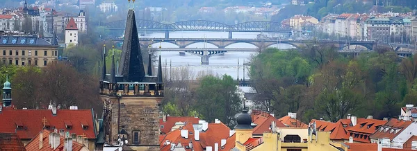 Panorama Van Praagse Burcht Antieke Architectuur Tsjechië — Stockfoto