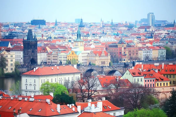 Piękny Antyczny Architektura Miasta Praga Republika Czeska — Zdjęcie stockowe