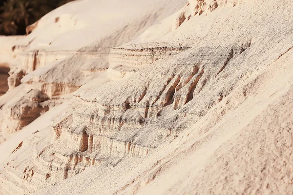 Texture Sabbia Corrosione Dune Sabbia Montagne Valanga Sabbia — Foto Stock