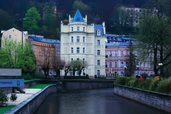 Antieke Architectuur Van Karlovy Vary Tsjechië — Stockfoto