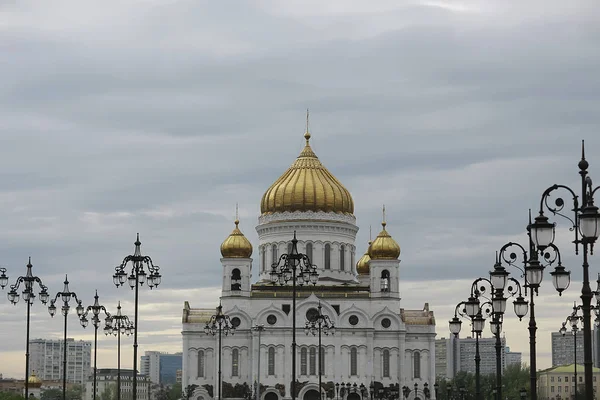 Antieke Kerk Moskou Orthodoxie Het Platform — Stockfoto