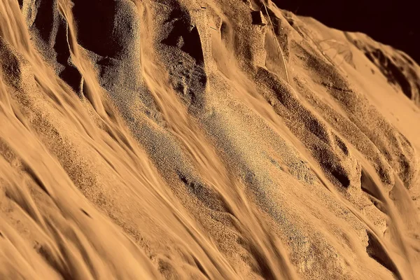 Текстура Песчаной Коррозии Песчаные Дюны Горы Песчаная Лавина — стоковое фото
