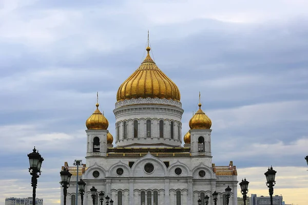 Античная Церковь Москве Православная Архитектура — стоковое фото