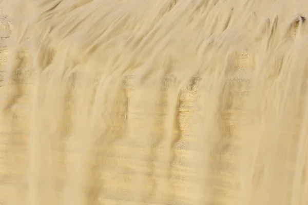 Konsistens Sand Drunknade Sanddyner Sand Lavin Duschat Dune — Stockfoto