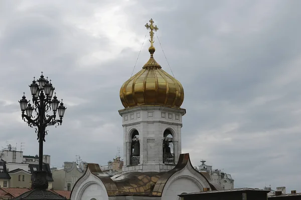 Igreja Antiga Moscou Arquitetura Ortodoxa — Fotografia de Stock