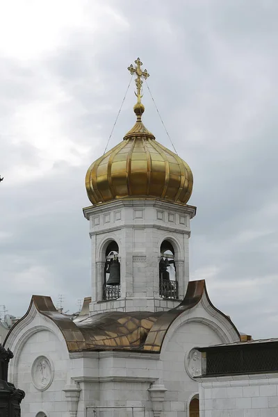 Antik Templom Moszkvában Ortodoxia Építészet — Stock Fotó