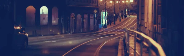 View Cars Traffic Jam Night View — Stock Photo, Image