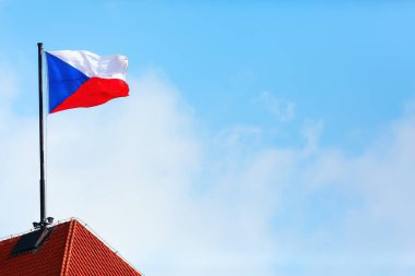 Kırmızı çatı Çek Cumhuriyeti bayrağı