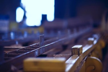 Metalurji üretim, atölye bitki, yüksek fırın, ağır sanayi, mühendislik, çelik üretim tesislerinde, üretim