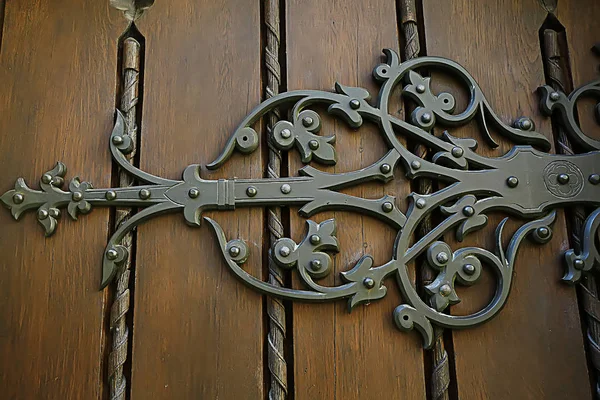 Old Wooden Door Abstract Texture Background — Stock Photo, Image