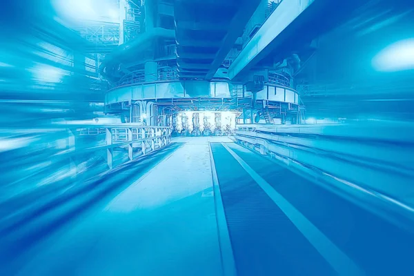 Technologisch Verschwommener Hintergrund Industrielle Fabrik — Stockfoto