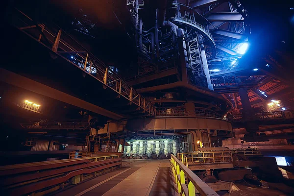 Produzione Metallurgica Locali Produzione Officina Presso Stabilimento Altoforno Industria Pesante — Foto Stock