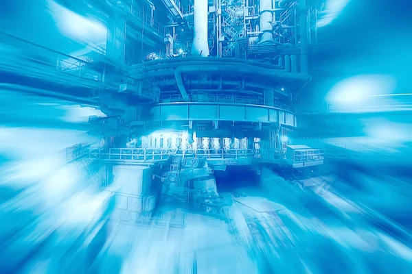 Technologisch Verschwommener Hintergrund Industrielle Fabrik — Stockfoto