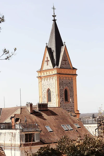 Architettura Antica Della Cattedrale Cattolica Praga Repubblica Ceca — Foto Stock