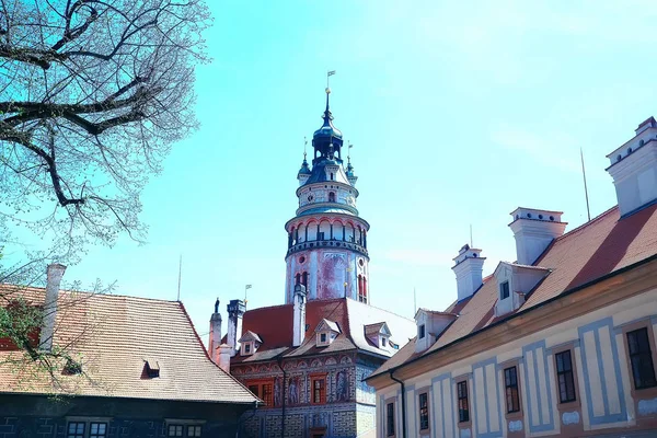 Panoramę Miasta Czeski Krumlov — Zdjęcie stockowe