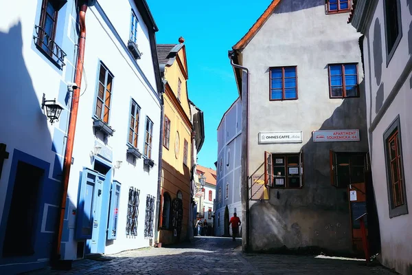 Vue Panoramique Sur Ville Tchèque Krumlov — Photo