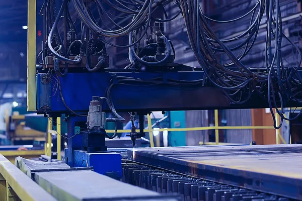 Μεταλλουργική Παραγωγή Κατασκευή Χώρων Εργαστηρίου Στο Εργοστάσιο Αέριο Υψικαμίνου Βαριάς — Φωτογραφία Αρχείου