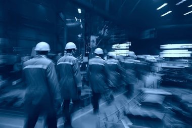 Metalurji üretim, atölye bitki, yüksek fırın, ağır sanayi, mühendislik, çelik üretim tesislerinde, üretim