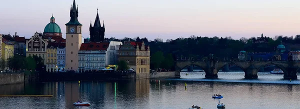 Panoráma Prágai Várra Antik Építészet Cseh Köztársaság — Stock Fotó