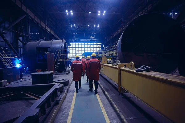 Producción Metalúrgica Instalaciones Fabricación Taller Planta Alto Horno Industria Pesada — Foto de Stock