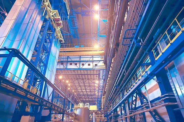 Metallurgische Produktion Produktionsstätten Werkstätten Werk Hochofen Schwerindustrie Maschinenbau Stahlerzeugung — Stockfoto