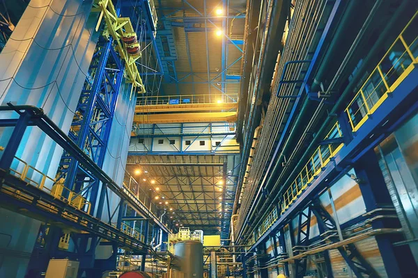 Metallurgische Produktion Produktionsstätten Werkstätten Werk Hochofen Schwerindustrie Maschinenbau Stahlerzeugung — Stockfoto