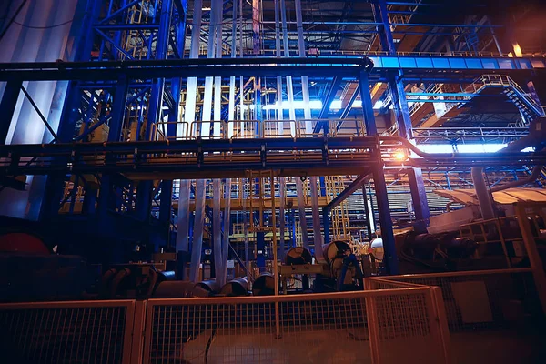 Producción Metalúrgica Instalaciones Fabricación Taller Planta Alto Horno Industria Pesada —  Fotos de Stock