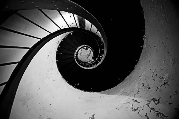 Архитектурный Элемент Винтовой Лестницы Внутренний Фон — стоковое фото