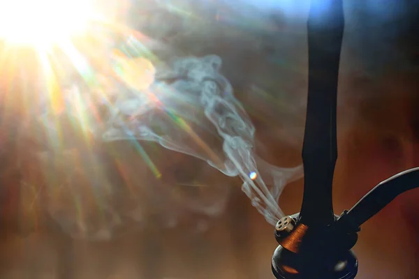 details of hookah smoke,  smoking concept, East