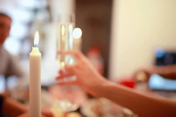 Hintergrund Restaurant Restaurant Objekte Auf Verschwommenem Hintergrund Schöne Bokeh Vintage — Stockfoto