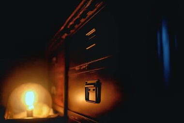 antika Çekmeceli, vintage ahşap mobilya dolap kulplu ahşap kutular