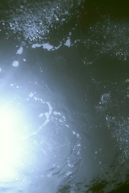 Hava kabarcıkları soyut sualtı doku 