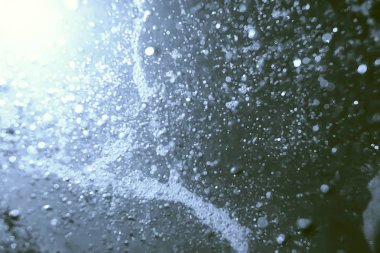 Hava kabarcıkları soyut sualtı doku 