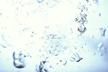 Hava kabarcıkları soyut sualtı doku 