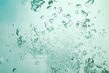 Hava kabarcıkları soyut sualtı doku 