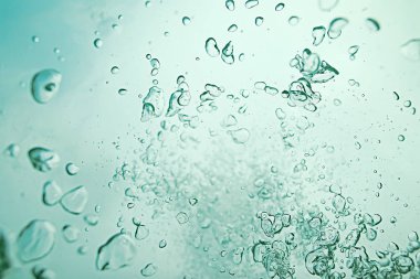 Hava kabarcıkları soyut sualtı doku 