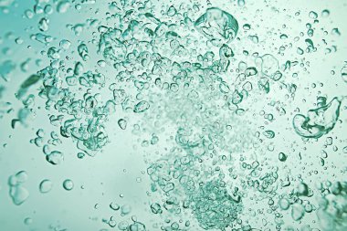 Hava kabarcıkları soyut sualtı doku 