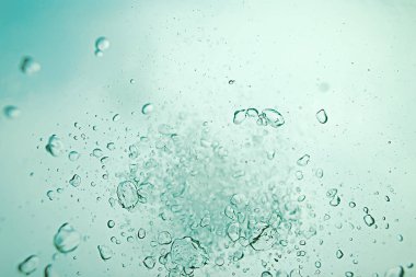 Hava kabarcıkları soyut sualtı doku 