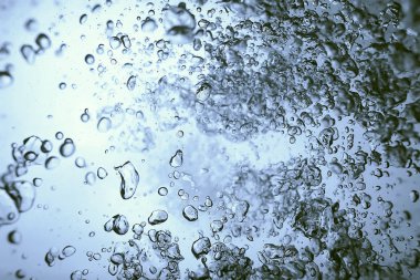 Hava kabarcıkları soyut sualtı doku 