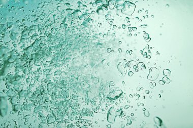 Hava kabarcıkları soyut sualtı doku 